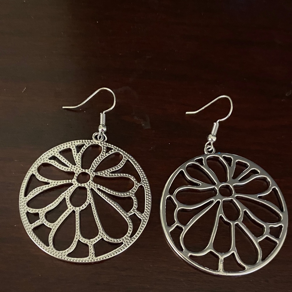 Elegant Silver Dangle Earrings